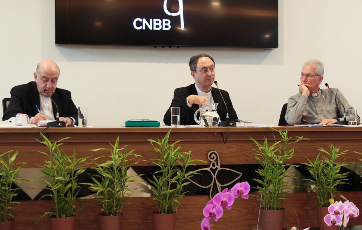 Conselho Episcopal Pastoral da CNBB reunido, em Brasília, nesta terça e quarta-feira