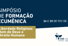 Comissão promove Simpósio de Formação Ecumênica sobre liberdade religiosa; inscrições abertas